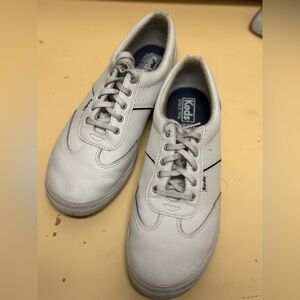 Women’s Keds White Tennis Shoes. Size 8.5